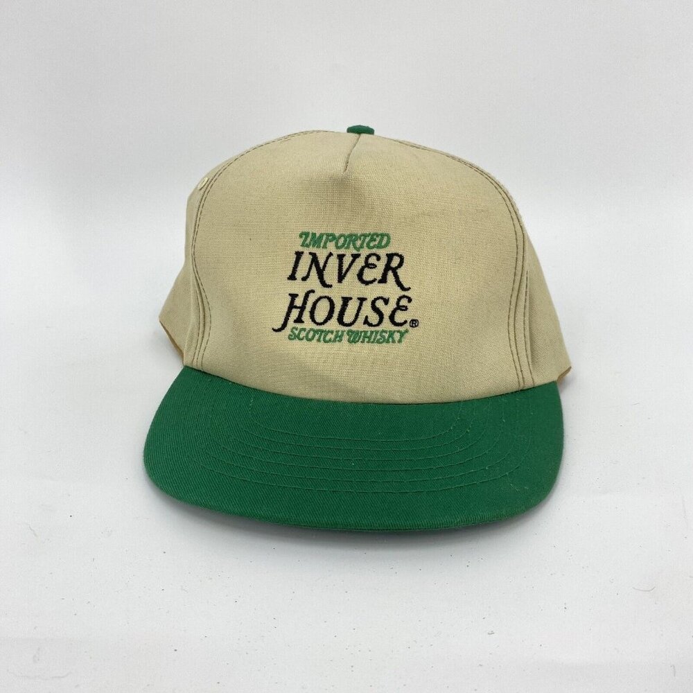 Imported Inver House Scotch Whisky Strap Back Baseball Hat Embroidered USA
